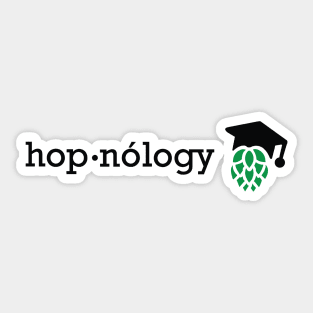 hop·nólogy Logo Flat Sticker